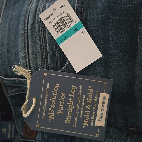 Nordstroms Democracy Women's "Ab"solution High Rise Straight Leg B1560F9JC - Picture 8 of 11